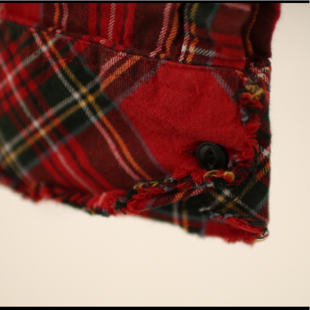 Custom Plaid Top with Ruffles - Picture 4 of 4